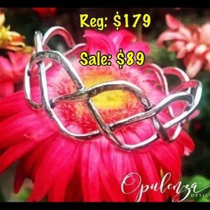 Opulenza Weave cuff bracelet